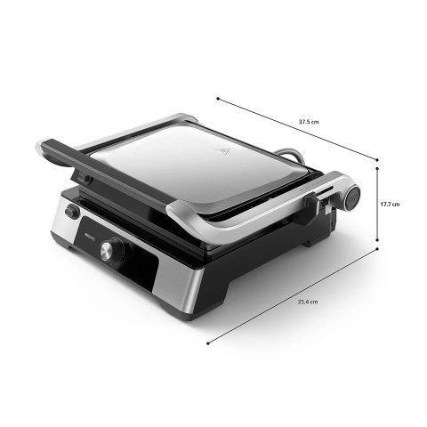 Philips | Contact Electric Grill | HD6301/90 5000 Series | Table | 2200 W | Black Philips | Contact Electric Grill | HD6301/90 5000 Series | Table | 2200 W | Black