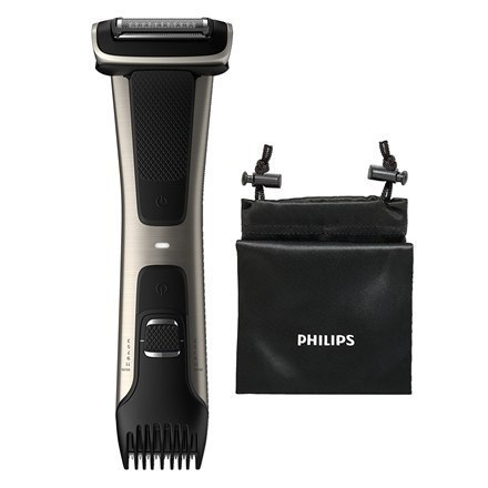 Philips | Showerproof body groomer | BG7025/15 | Body groomer | Number of length steps 5 | Black/Stainless Philips | Showerproof body groomer | BG7025/15 | Body groomer | Number of length steps 5 | Black/Stainless