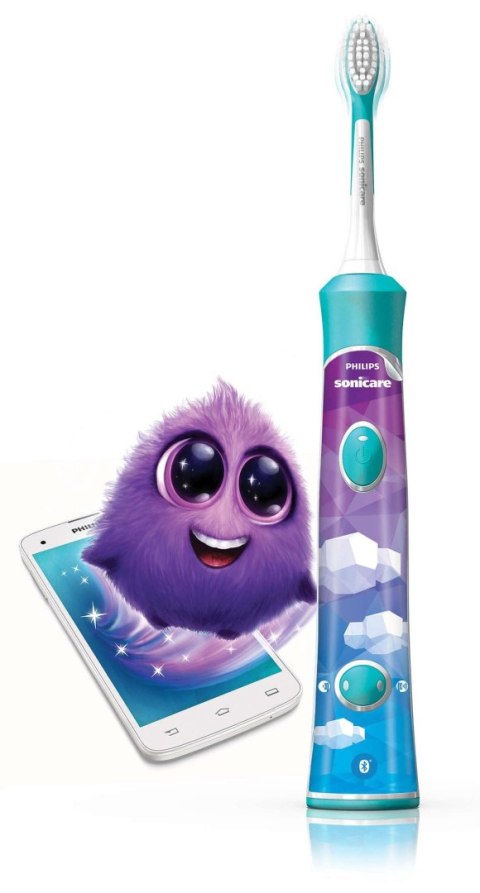 Philips | Soniczna szczoteczka elektryczna | HX6322/04 | Akumulatorowa | Dla dzieci | Liczba główek szczoteczki w zestawie 2 | L Philips | Soniczna szczoteczka elektryczna | HX6322/04 | Akumulatorowa | Dla dzieci | Liczba główek szczoteczki w zestawie 2 | L