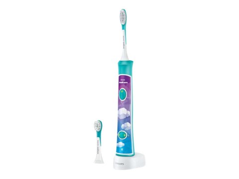 Philips | Soniczna szczoteczka elektryczna | HX6322/04 | Akumulatorowa | Dla dzieci | Liczba główek szczoteczki w zestawie 2 | L Philips | Soniczna szczoteczka elektryczna | HX6322/04 | Akumulatorowa | Dla dzieci | Liczba główek szczoteczki w zestawie 2 | L