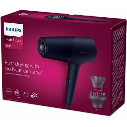 Philips | Suszarka do włosów | BHD510/00 | 2300 W | Liczba ustawień temperatury 3 | Funkcja jonizacji | Dysza dyfuzora | Niebies Philips | Suszarka do włosów | BHD510/00 | 2300 W | Liczba ustawień temperatury 3 | Funkcja jonizacji | Dysza dyfuzora | Niebies