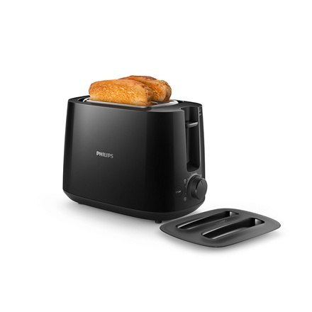Philips | Toster z kolekcji Daily | HD2582/90 | Moc 900 W | Liczba gniazd 2 | Materiał obudowy Plastik | Czarny Philips | Toster z kolekcji Daily | HD2582/90 | Moc 900 W | Liczba gniazd 2 | Materiał obudowy Plastik | Czarny