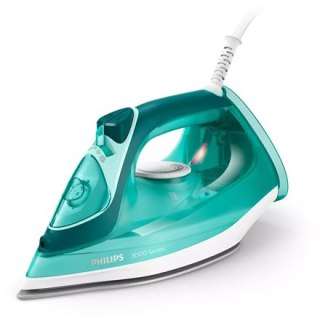 Philips | Żelazko | DST3030/70 | Żelazko parowe | 2400 W | Pojemność zbiornika na wodę 300 ml | Ciągły strumień pary 40 g/min |
