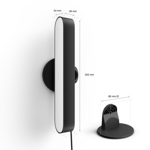 Philips Hue Play WCA Lightbar Base, Black|42 W|2000-6500 Hue White Colour Ambiance Philips Hue Play WCA Lightbar Base, Black|42 W|2000-6500 Hue White Colour Ambiance