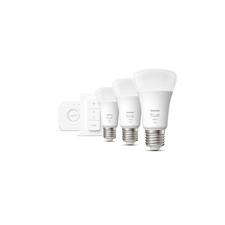 Philips Hue W Starter Kit 9,5W A60 E27 3szt, Bridge, Switch Philips Hue | Hue W Starter Kit 9,5W A60 E27, 3szt, Bridge, Switch | Philips Hue W Starter Kit 9,5W A60 E27 3szt, Bridge, Switch Philips Hue | Hue W Starter Kit 9,5W A60 E27, 3szt, Bridge, Switch |