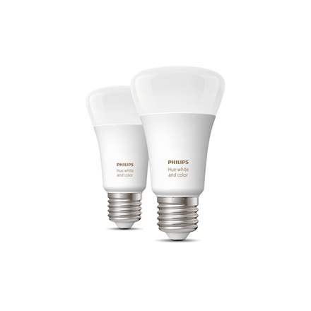 Philips Hue WCA 6,5W A60 E27 opakowanie 2 sztuki Philips Hue | Hue WCA 6,5W A60 E27, opakowanie 2 sztuki | E27 | 6,5 W | RGBW 20 Philips Hue WCA 6,5W A60 E27 opakowanie 2 sztuki Philips Hue | Hue WCA 6,5W A60 E27, opakowanie 2 sztuki | E27 | 6,5 W | RGBW 20