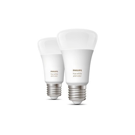Philips Hue WCA 6,5W A60 E27 opakowanie 2 sztuki Philips Hue | Hue WCA 6,5W A60 E27, opakowanie 2 sztuki | E27 | 6,5 W | RGBW 20 Philips Hue WCA 6,5W A60 E27 opakowanie 2 sztuki Philips Hue | Hue WCA 6,5W A60 E27, opakowanie 2 sztuki | E27 | 6,5 W | RGBW 20