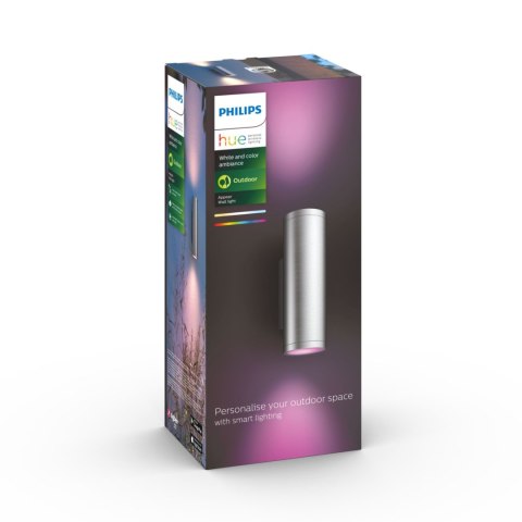 Philips Hue WCA Appear Outdoor Wall Lantern, Inox | Philips Hue Philips Hue WCA Appear Outdoor Wall Lantern, Inox | Philips Hue