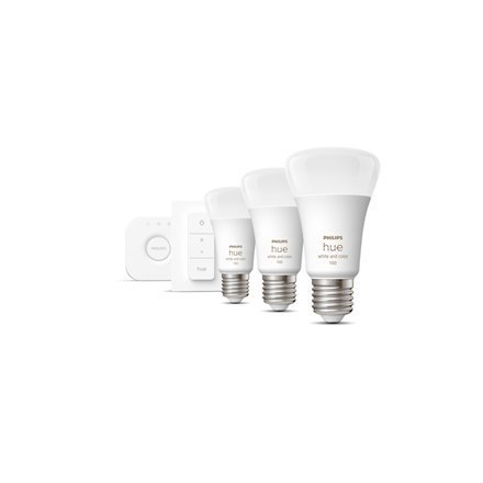 Philips Hue WCA Starter Kit 9W A60 E27 3szt, Bridge, Switch Philips Hue | Hue WCA Starter Kit 9W A60 E27, 3szt, Bridge, Switch | Philips Hue WCA Starter Kit 9W A60 E27 3szt, Bridge, Switch Philips Hue | Hue WCA Starter Kit 9W A60 E27, 3szt, Bridge, Switch |