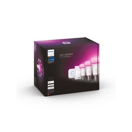 Philips Hue WCA Starter Kit 9W A60 E27 3szt, Bridge, Switch Philips Hue | Hue WCA Starter Kit 9W A60 E27, 3szt, Bridge, Switch | Philips Hue WCA Starter Kit 9W A60 E27 3szt, Bridge, Switch Philips Hue | Hue WCA Starter Kit 9W A60 E27, 3szt, Bridge, Switch |