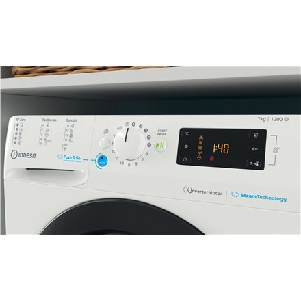 Pralka INDESIT | BWSE 71295X WBV EU | Klasa efektywności energetycznej B | Ładowana od frontu | Pojemność prania 7 kg | 1200 obr Pralka INDESIT | BWSE 71295X WBV EU | Klasa efektywności energetycznej B | Ładowana od frontu | Pojemność prania 7 kg | 1200 obr