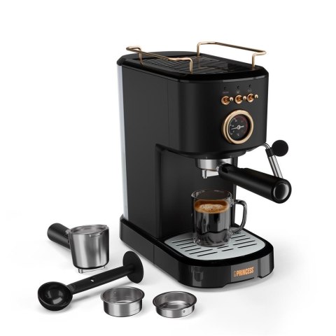 Princess Espresso Machine | 249417 | Pump pressure 20 bar | Manual | 1100 W | Black Princess Espresso Machine | 249417 | Pump pressure 20 bar | Manual | 1100 W | Black