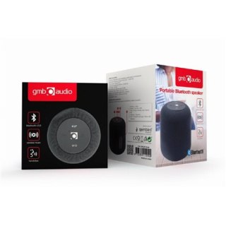 Przenośny głośnik Bluetooth Gembird SPK-BT-15-BK, bezprzewodowy, 5 W, 1200 mAh, czarny | Gembird