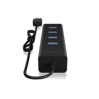 Raidsonic | 4 portowy hub USB 3.0 | IB-HUB1409-U3