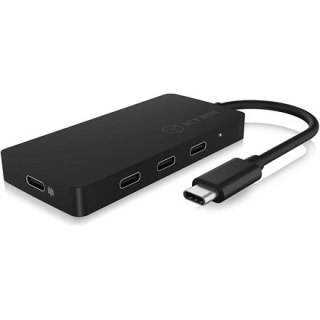 Raidsonic | 4-portowy hub z interfejsem USB typu C i portem PD | IB-HUB1429-CPD