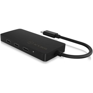 Raidsonic | 4-portowy hub z interfejsem USB typu C i portem PD | IB-HUB1429-CPD