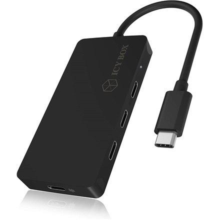 Raidsonic | 4-portowy hub z interfejsem USB typu C i portem PD | IB-HUB1429-CPD Raidsonic | 4-portowy hub z interfejsem USB typu C i portem PD | IB-HUB1429-CPD