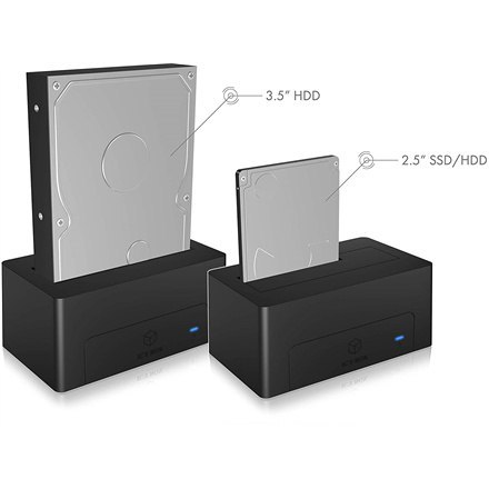 Raidsonic | Stacja dokująca HDD | 2,5" / 3,5" współdzielona | SATA 6Gb/s Raidsonic | Stacja dokująca HDD | 2,5" / 3,5" współdzielona | SATA 6Gb/s