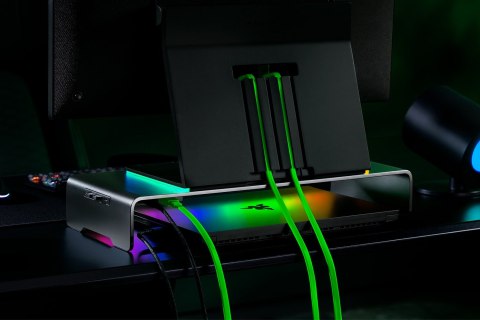 Razer | Desk Mount | Monitor Stand Chroma | Ergonomic Height | Black Razer | Desk Mount | Monitor Stand Chroma | Ergonomic Height | Black