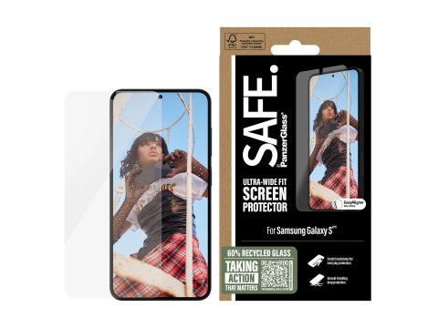 SAFE by PanzerGlass Screen Protector Samsung Galaxy S25 | Ultra-Wide Fit w Aligner | PanzerGlass SAFE by PanzerGlass Screen Protector Samsung Galaxy S25 | Ultra-Wide Fit w Aligner | PanzerGlass