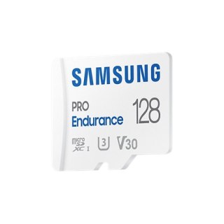 Samsung PRO Endurance | Karta pamięci flash | 128 GB | Karta pamięci microSDXC UHS-I | Klasa prędkości wideo V30 / UHS-I U3 / Cl
