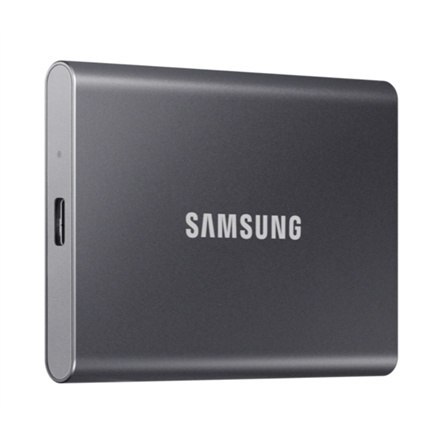 Samsung T7 | Przenośny | Dysk półprzewodnikowy | 1 TB | USB 3.2 Gen 2 - USB-C | Titan grey Samsung T7 | Przenośny | Dysk półprzewodnikowy | 1 TB | USB 3.2 Gen 2 - USB-C | Titan grey