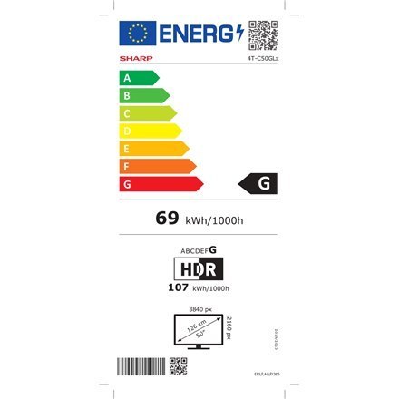 Sharp 50GL4060E | 50 | Smart TV | Google TV | 4k Ultra HD Sharp 50GL4060E | 50 | Smart TV | Google TV | 4k Ultra HD