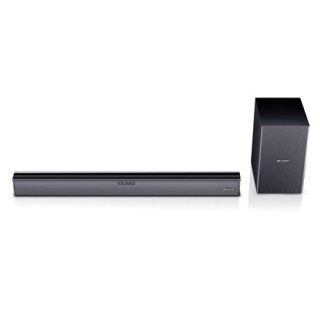 Sharp | HT-SBW182 2.1 Slim Soundbar | Czarny | Nie | AUX in | Bluetooth | HDMI, Optyczny, Bluetooth | 160 W | Połączenie bezprze