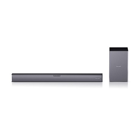 Sharp | HT-SBW182 2.1 Slim Soundbar | Czarny | Nie | AUX in | Bluetooth | HDMI, Optyczny, Bluetooth | 160 W | Połączenie bezprze Sharp | HT-SBW182 2.1 Slim Soundbar | Czarny | Nie | AUX in | Bluetooth | HDMI, Optyczny, Bluetooth | 160 W | Połączenie bezprze