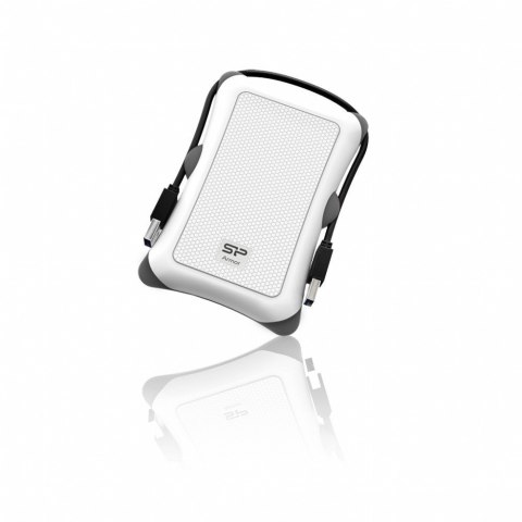 SILICON POWER Armor | Przenośny | Dysk twardy | 1 TB | USB 3.0 | Biały SILICON POWER Armor | Przenośny | Dysk twardy | 1 TB | USB 3.0 | Biały