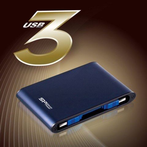 SILICON POWER Armor | Przenośny | Dysk twardy | 2 TB | USB 3.0 | Niebieski SILICON POWER Armor | Przenośny | Dysk twardy | 2 TB | USB 3.0 | Niebieski