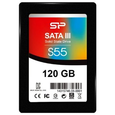 SILICON POWER | Dysk półprzewodnikowy | 120 GB | Slim S55 | 2,5" | SATA 6 Gb/s SILICON POWER | Dysk półprzewodnikowy | 120 GB | Slim S55 | 2,5" | SATA 6 Gb/s