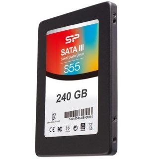 SILICON POWER | Dysk półprzewodnikowy | 240 GB | Slim S55 | 2,5" | SATA 6 Gb/s