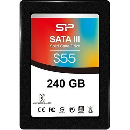 SILICON POWER | Dysk półprzewodnikowy | 240 GB | Slim S55 | 2,5" | SATA 6 Gb/s SILICON POWER | Dysk półprzewodnikowy | 240 GB | Slim S55 | 2,5" | SATA 6 Gb/s