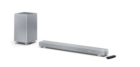 Sharp HT-SBW53121(SL) Q 3.1.2 Dolby Atmos/ DTS:X Soundbar with Wireless Subwoofer, Silver | Sharp Sharp HT-SBW53121(SL) Q 3.1.2 Dolby Atmos/ DTS:X Soundbar with Wireless Subwoofer, Silver | Sharp