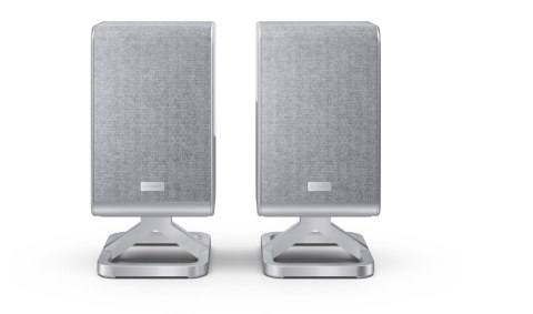 Sharp HT-SPR52021(SL) Q Soundbar 2.0.2 Wireless Rear Surround Speakers, Silver | Sharp Sharp HT-SPR52021(SL) Q Soundbar 2.0.2 Wireless Rear Surround Speakers, Silver | Sharp