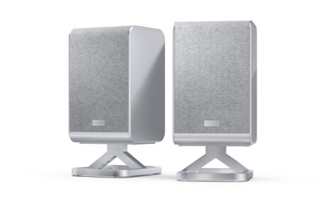 Sharp HT-SPR52021(SL) Q Soundbar 2.0.2 Wireless Rear Surround Speakers, Silver | Sharp Sharp HT-SPR52021(SL) Q Soundbar 2.0.2 Wireless Rear Surround Speakers, Silver | Sharp