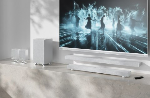 Sharp HT-SPR52021(SL) Q Soundbar 2.0.2 Wireless Rear Surround Speakers, Silver | Sharp Sharp HT-SPR52021(SL) Q Soundbar 2.0.2 Wireless Rear Surround Speakers, Silver | Sharp