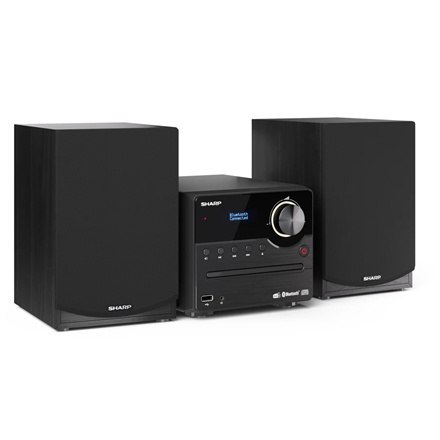 Sharp XL-B517D(BK) Mikrosystem Hi-Fi, CD/FM/USB/Bluetooth v5.0, wejście Aux, 45W, Czarny | Sharp | Mikrosystem Hi-Fi | XL-B517D( Sharp XL-B517D(BK) Mikrosystem Hi-Fi, CD/FM/USB/Bluetooth v5.0, wejście Aux, 45W, Czarny | Sharp | Mikrosystem Hi-Fi | XL-B517D(