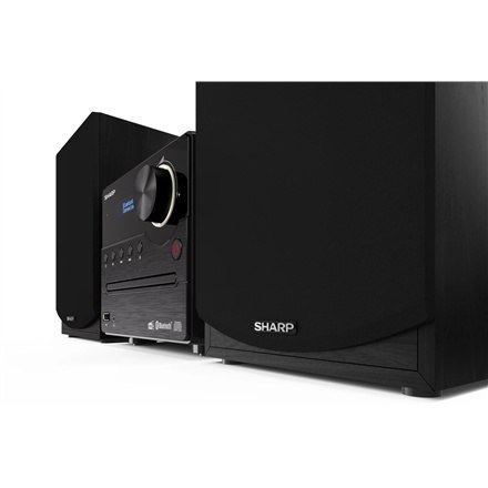 Sharp XL-B517D(BK) Mikrosystem Hi-Fi, CD/FM/USB/Bluetooth v5.0, wejście Aux, 45W, Czarny | Sharp | Mikrosystem Hi-Fi | XL-B517D( Sharp XL-B517D(BK) Mikrosystem Hi-Fi, CD/FM/USB/Bluetooth v5.0, wejście Aux, 45W, Czarny | Sharp | Mikrosystem Hi-Fi | XL-B517D(