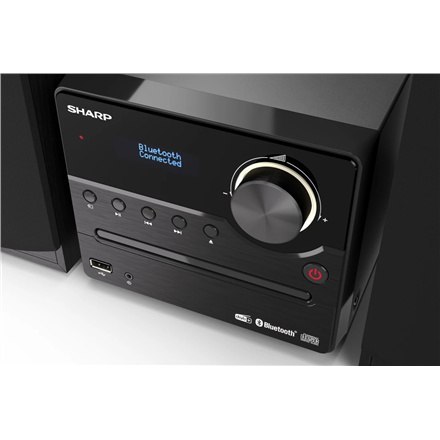 Sharp XL-B517D(BK) Mikrosystem Hi-Fi, CD/FM/USB/Bluetooth v5.0, wejście Aux, 45W, Czarny | Sharp | Mikrosystem Hi-Fi | XL-B517D( Sharp XL-B517D(BK) Mikrosystem Hi-Fi, CD/FM/USB/Bluetooth v5.0, wejście Aux, 45W, Czarny | Sharp | Mikrosystem Hi-Fi | XL-B517D(