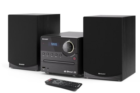 Sharp XL-B517D(BK) Mikrosystem Hi-Fi, CD/FM/USB/Bluetooth v5.0, wejście Aux, 45W, Czarny | Sharp | Mikrosystem Hi-Fi | XL-B517D( Sharp XL-B517D(BK) Mikrosystem Hi-Fi, CD/FM/USB/Bluetooth v5.0, wejście Aux, 45W, Czarny | Sharp | Mikrosystem Hi-Fi | XL-B517D(