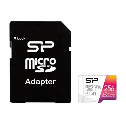 Silicon Power | Karta pamięci microSDHC UHS-I | Elite | 256 GB | microSDHC/SDXC | Pamięć flash klasy 10 Silicon Power | Karta pamięci microSDHC UHS-I | Elite | 256 GB | microSDHC/SDXC | Pamięć flash klasy 10
