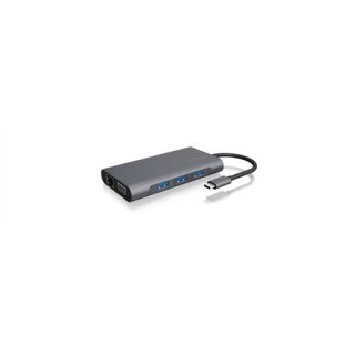 Stacja dokująca Icy Box IB-DK4040-CPD USB Type-C™ z dwoma interfejsami wideo | Raidsonic