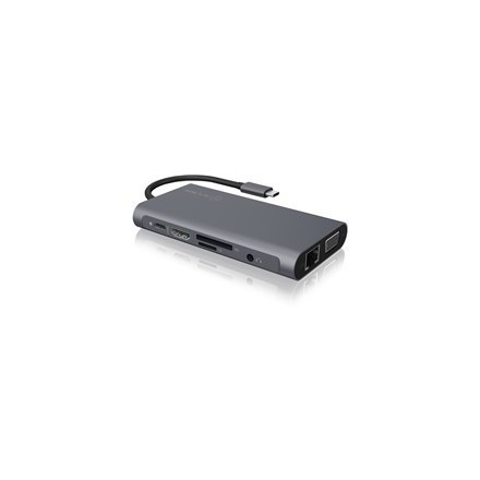 Stacja dokująca Icy Box IB-DK4040-CPD USB Type-C™ z dwoma interfejsami wideo | Raidsonic Stacja dokująca Icy Box IB-DK4040-CPD USB Type-C™ z dwoma interfejsami wideo | Raidsonic
