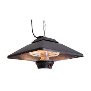 SUNRED | Grzejnik | CE17SQ-B, Spica Bright Wiszący | Podczerwień | 2000 W | Czarny | IP24