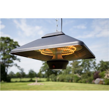 SUNRED | Grzejnik | CE17SQ-B, Spica Bright Wiszący | Podczerwień | 2000 W | Czarny | IP24 SUNRED | Grzejnik | CE17SQ-B, Spica Bright Wiszący | Podczerwień | 2000 W | Czarny | IP24