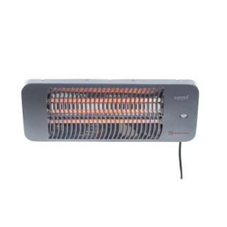 SUNRED | Grzejnik | LUG-2000W, Lugo Quartz Wall | Podczerwień | 2000 W | Szary | IP24