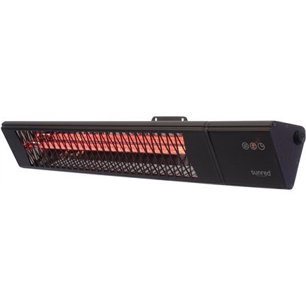 SUNRED | Grzejnik | PRO25W-SMART, Triangle Dark Smart Wall | Podczerwień | 2500 W | Czarny | IP55 SUNRED | Grzejnik | PRO25W-SMART, Triangle Dark Smart Wall | Podczerwień | 2500 W | Czarny | IP55