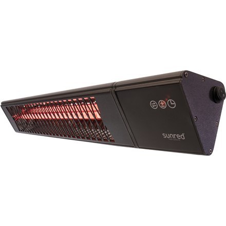 SUNRED | Grzejnik | PRO25W-SMART, Triangle Dark Smart Wall | Podczerwień | 2500 W | Czarny | IP55 SUNRED | Grzejnik | PRO25W-SMART, Triangle Dark Smart Wall | Podczerwień | 2500 W | Czarny | IP55